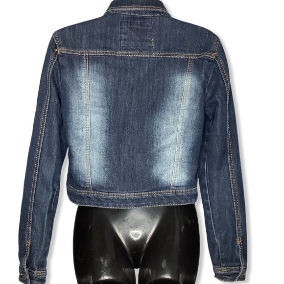 Rue 21 Denim Jacket Women's Size Medium - Picture 4 of 6
